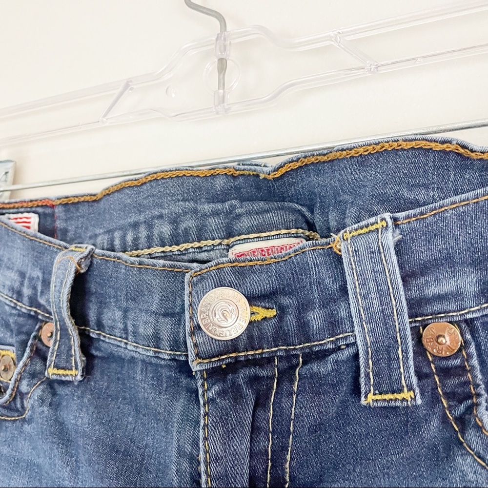 True Religion Women's Casey Super Skinny Jeans Medium Wash Size 32 - Picture 4 of 15